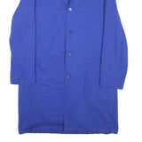 SETEX Mens Blue Workwear Cotton Jacket M Button Closure Plain Classic Fit