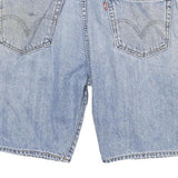 LEVI'S Mens Denim Blue Casual Straight Fit Shorts 2XL W36 Comfortable Cotton