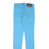 LEVI'S Mens Slim Blue Jeans Denim W26 L32 Cotton Blend Zip Pockets Skinny Fit