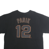 MAJESTIC Mens Black Giants Graphic T-Shirt 2XL Short Sleeve Crew Neck Sportswear