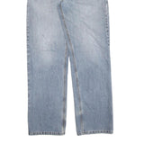 CARHARTT Mens Regular Fit Light Blue Denim Straight Leg Jeans W29 L32 Zip