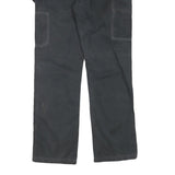 CARHARTT Mens Cotton Blend Black Regular Straight Trousers W31 L32 Workwear