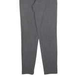 ARMANI JEANS Womens Slim Grey Slim Trousers W29 L32 Zip Closure Stylish