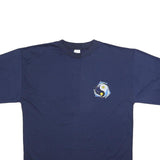 Mens Navy Blue Graphic T-Shirt XL Short Sleeve Crew Neck Preserve Our Oceans