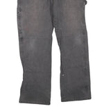 DICKIES Mens Jeans Black Regular Straight Denim Medium W36 L30 Workwear