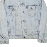 LEVI'S Mens Blue Denim Button Jacket XL Cotton Blend Classic Casual Outerwear