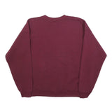 LEE Womens Maroon Paisley WBC Angels Crew Neck L Sweatshirt Pullover Cotton