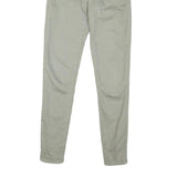 CALVIN KLEIN JEANS Womens Light Green Regular Skinny Denim Cotton Blend W26 L27