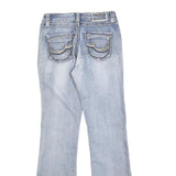 CARELLI Womens Jeans Blue Cotton Blend Regular Straight Light W26 L31 Stylish