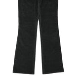 LEVI'S Womens Black Cotton Blend Regular Flared Trousers W30 L32 Classic Fit
