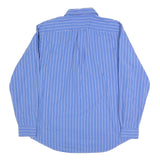 NAUTICA Mens Blue Striped Shirt M Button Down Collar Cotton Casual