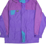 MAMMUT Womens Purple & Lavender Outdoor Jacket M Polyester Zip Hooded