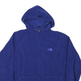 THE NORTH FACE Womens Blue Hoodie XS Full Zip Lightweight Outdoor