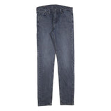 LEVI'S 510 Mens Jeans Blue Slim Skinny Denim Medium Wash W30 L34 Slim Fit Zip