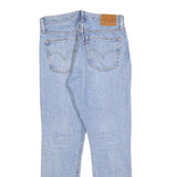 LEVI'S 501S Womens Jeans Blue Slim Skinny Denim W27 L28 Distressed 90s Style