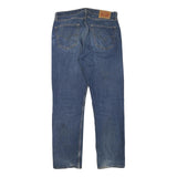 LEVI'S Mens Regular Fit Blue Denim Jeans W34 L32 Classic Cotton Blend Zip