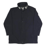 PIERRE CARDIN Mens Navy Blue Classic Jacket XL Polyester Blend Zip Plain