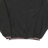 RAWLINGS Mens Black Polyester Blend Classic Jacket XL Plain Athletic Lightweight