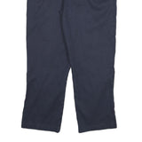 DICKIES Mens Cotton Blend Navy Blue Regular Fit Straight Leg Trousers W36 L29