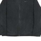 NIKE Mens Black & Dark Grey Reversible Zip Jacket XL Polyamide Plain Casual