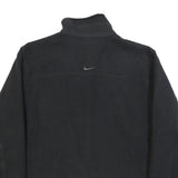 NIKE Mens Black & Dark Grey Reversible Zip Jacket XL Polyamide Plain Casual