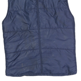 MCGREGOR Mens Navy Blue Polyester Blend Quilted Jacket M Zip Pockets