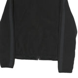 TOMMY HILFIGER Mens Black Zip Jacket L Polyester Plain Casual Lightweight