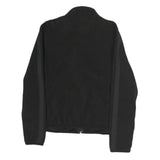 TOMMY HILFIGER Mens Black Zip Jacket L Polyester Plain Casual Lightweight