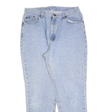 LEE Mens Jeans Blue Regular Straight Denim Light Wash W32 L30 Classic Cotton