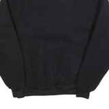 HARV-AL Mens Black Plain Jumper 1/4 Zip Polyester XL Casual Winter Wear