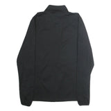 NIKE Mens Black Jacket M Polyester Plain Zip Sportswear