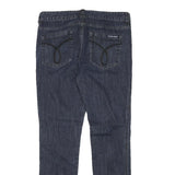 CALVIN KLEIN JEANS Womens Slim Blue Denim Raw W30 L28 Stretch Comfortable