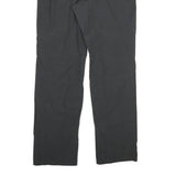 TREVOLUTION Womens Black Polyester Blend Regular Leg Trousers W32 L31 Zip