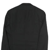 CALVIN KLEIN Mens Black Classic Jacket L Cotton Button Plain Formal Blazer