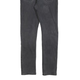 LEVI'S 510 Mens Jeans Black Slim Skinny Denim Medium W34 L32 Zip Closure