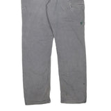 CARHARTT Mens Cotton Blend Grey Regular Fit Straight Leg Trousers W34 L32