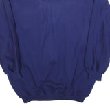 RODEO Mens Blue Abstract Pattern Zip Jacket L Polyester Casual Retro Style