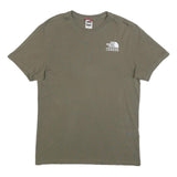 THE NORTH FACE Mens Green London Graphic T-Shirt S Short Sleeve Crew Neck