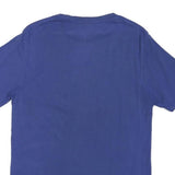 LEVI'S Mens Blue Logo T-Shirt S Short Sleeve Crew Neck Cotton Blend