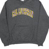 CHAMPION Mens Charcoal Grey Cal Lutheran Pullover Hoodie M Cotton Blend