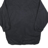 SUNSET Womens Black & Blue Reversible Hooded Jacket XL Polyester Blend Zip Plain