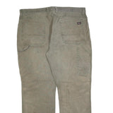 DICKIES Mens Cotton Blend Relaxed W40 L32 Utility Workwear Trousers Zip Closure