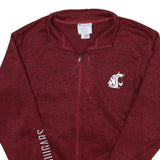 CHAMPION Mens Maroon Track Jacket M Polyester Blend Zip Casual Sportswear