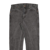 WRANGLER Mens Regular Fit Black Denim Jeans W36 L32 Classic Zip Cotton Blend