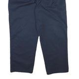 DICKIES Mens Cotton Blend Navy Blue Regular Fit Straight Trousers W40 L29