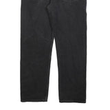 LEVI'S 505 Mens Jeans Black Regular Straight Denim Medium W38 L32 Zip Closure