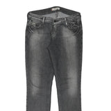 LEVI'S 571 Womens Jeans Grey Slim Skinny Denim Medium W32 L31 Stylish