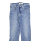 LEVI'S Womens Regular Blue Denim Jeans W28 L27 Classic Straight Cotton Blend Zip