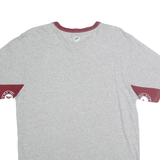 HANDSHIGH Mens Grey & Crimson Alabama Crimson Tide Graphic T-Shirt XL Short