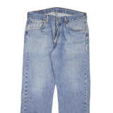 LEVI'S 501 Mens Jeans Blue Regular Straight Denim Light W32 L28 Classic Button